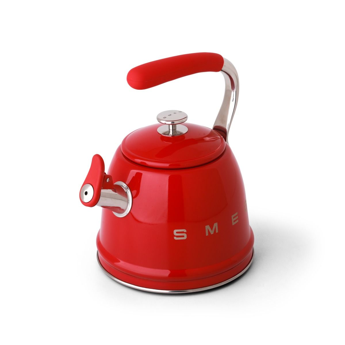 Smeg Whistling Kettle Red